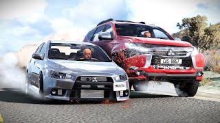 Idiot Drivers on The Road #02 - BeamNG drive
