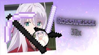 Rossweisse 32x MCBE PvP Texture Pack (1.21+) | 70% FPS BOOST Best Mcpe PVP Pack? (High School DxD)