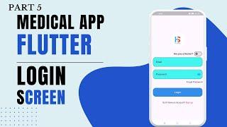 Medical App Flutter | Login Screen | Doctor appointment app | GetX State Management | Firebase