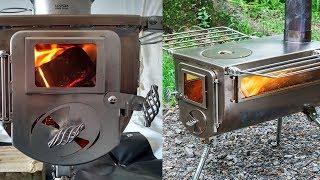 Woodlander DBL View - Epic Wood Stove for Winter Camping by Winnerwell