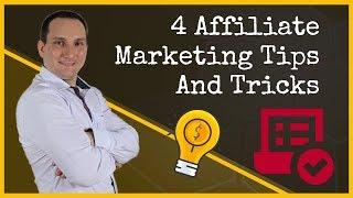 4 Affiliate Marketing Tips And Tricks | How To Start Affiliate Marketing