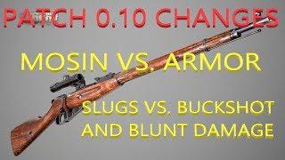 PATCH 0.10 - The Mosin DESTROYS Armor!  Blunt damage/7.62 x 54r evaluation ESCAPE FROM TARKOV