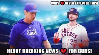 Chicago Cubs Heart Breaking News  Cubs' double-play duo chicago cubs offseason news and update!