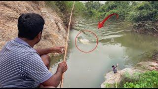 How To Catch Big Tilapia Fish గిక్కడ చేపలు ఏసుడు తీసుడే పొట్టు పొట్టు పడుతున్నయ్ మామ bros