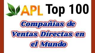 APLGO - Top #38 de Compañías de Ventas Directas del Mundo