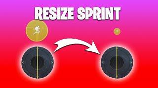 How to resize Sprint Button in PUBG Mobile