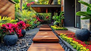 Tropical Entrance Ideas: Crafting a Stunning Entryway for Your Garden Landscape