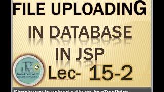 15-2-Image uploading in database and loading from database in jsp and servlet in java