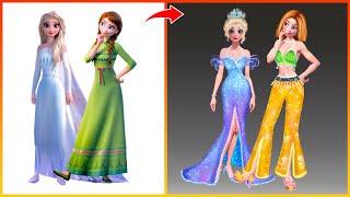 Disney Princess Fashion SWITCH UP Anna vs Elsa Who Wears it Better?