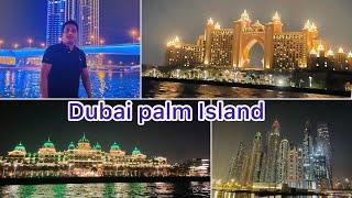 Dubai Tour part 1 with Tuhin / Dubai Palm Islands Night lightening / Dubai Marina @tohinkhan75