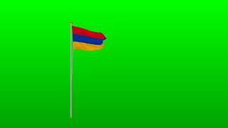 Armenia flag green screen videos free use #national #flags