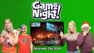 GameNight! 24 Days of Christmas Day 21 - Exit: The Game Advent Calendar The Silent Storm