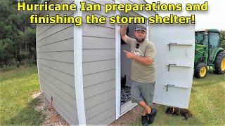 Hurricane Ian preparations! Storm shelter tour #648