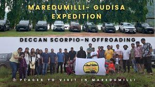 SCORPIO N OFF ROADING IN GUDISA, MAREDUMILLI Part 1 #4x4  #scorpio #mahindrascorpio  #roadtrip
