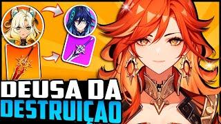 Mas é MUITO absurda, não é pouco não - Guia Build Mavuika | Genshin Impact