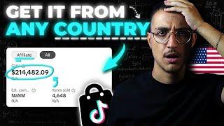How To Get The Tiktok Shop Affiliate (from any country)