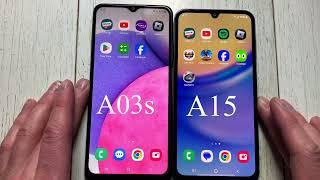 Samsung A15 Vs Samsung A03s