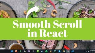 Smooth Scrolling Navbar Transition in ReactJS
