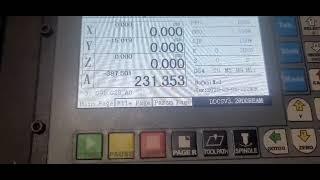 DDCS V3.1.  After completing home parameter setting, the a-axis does not change to 0.000.