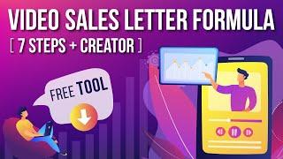 VIDEO SALES LETTERS [ 7-Step VSL Formula + Free Tool ]