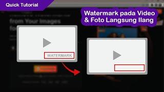 Cara Menghilangkan #Watermark Video Onlie Gratis