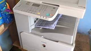 how to print a copy in photocopy machine canon 2420/ jinsi ya kutoa copy kwenye photocopy mashine