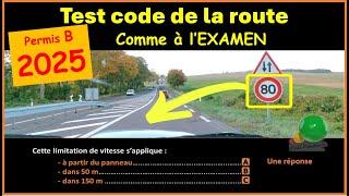 TEST 5 code de la route 2025 conforme à la nouvelle réforme GRATUIT