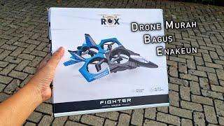 Drone Murah Bagus 300 Ribuan Terbang Enak Banget - Cocok Buat Latihan Terbang - ROX Fighter Drone 