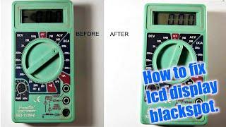 How to fix Lcd display blackspot