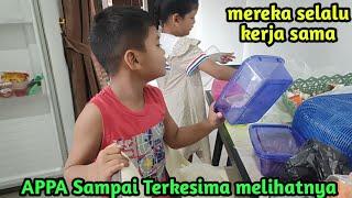 APPA Pun Sampai Terpesona Melihat Kerapian Peti sejuk Hasil Kerja Kak Ami Dan Anne Mboy