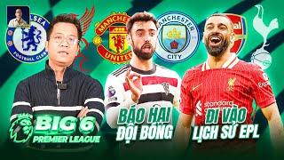 BIG 6 PREMIER LEAGUE:AMORIM CHỈ TRÍCH BRUNO FERNANDES, SALAH ĐẠT CỘT MỐC MỚI