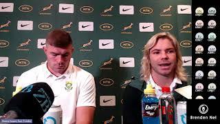 SPRINGBOKS:  Faf de Klerk press conference (embargoed for Thursday)