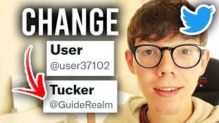 How To Change Twitter Username and Name (Change @ Name) - Mobile + Computer