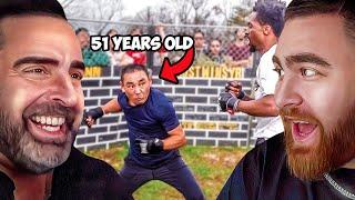 LosPollosTV And Dad React To 5 Old Heads That Still Got It! (STREETBEEFS)