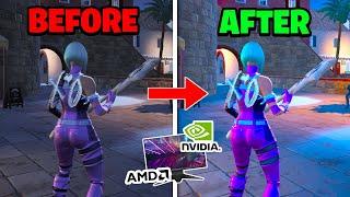 BEST COLOR Settings In FORTNITE Chapter 5 + Best Settings for Fortnite! (AMD+NVIDIA+CONSOLE)