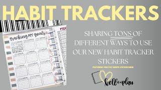 HOW TO USE HEALTHY HABITS STICKERS IN YOUR PLANNER