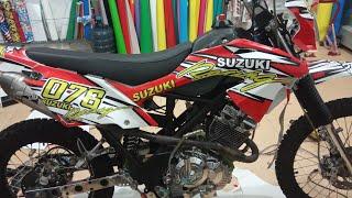 PASANG STIKER DECAL KAWASAKI  KLX  150 ..KEREEN