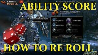 Neverwinter Ability Score Race Reroll 2016 PC XBOX ONE PS4