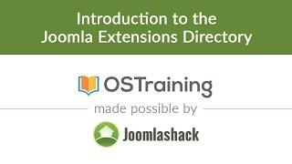 Joomla Beginner Class, Lesson 31: Introduction to the Joomla Extensions Directory