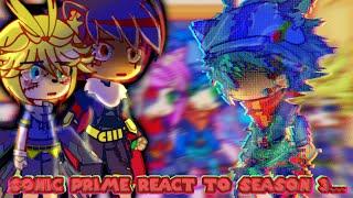 Sonic Prime react to season 3 ||Uncanon reactions || Bonus -Surge pushes Sonic limits - READ DESC 