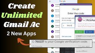 Create Unlimited Gmail Accounts Using 2 New Apps (2024)