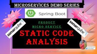#19 Static Code Analysis Using SonarQube for code quality | Microservices