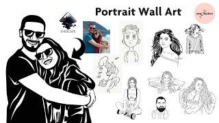 Portrait Wall Art | Inkscape | timelaps