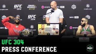Leon Edwards to Belal Muhammad: "You're getting knocked the f*** out" | UFC 304 Press Conference