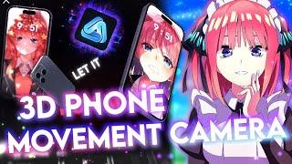 3D Phone Movement Camera AMV iPhone14pro Model  || AVU EDITOR