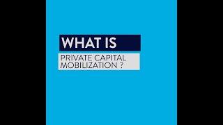 IFC Explained: What is Private Capital Mobilization?