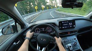 2022 Hyundai Santa Fe POV Test Drive - Great Handling SUV!