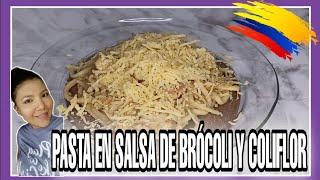 SPAGHETTI CON POLLO EN SALSA DE BRÓCOLI QUESO Y COLIFLOR / Cocina Con Nelu