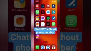 ChatGPT on your iPhone without using phone number?