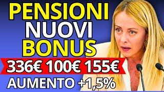 PENSIONI: Bonus, Aumenti e Tredicesima per Invalidi e Pensioni Minime!